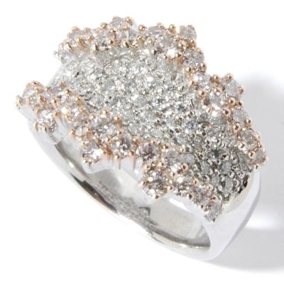 14K WG 1.50ct Pink & White Diamond 
