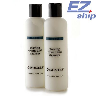 Isomers Men's Shave Cream  Cleanser 2pk - EZ Ship